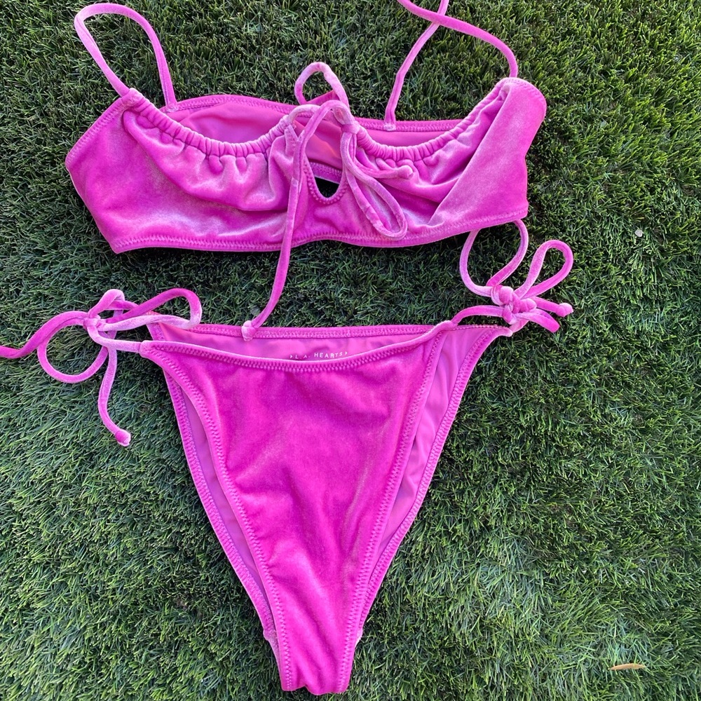 LA HEARTS BY PACSUN - Purple Salina Keyhole Bikini